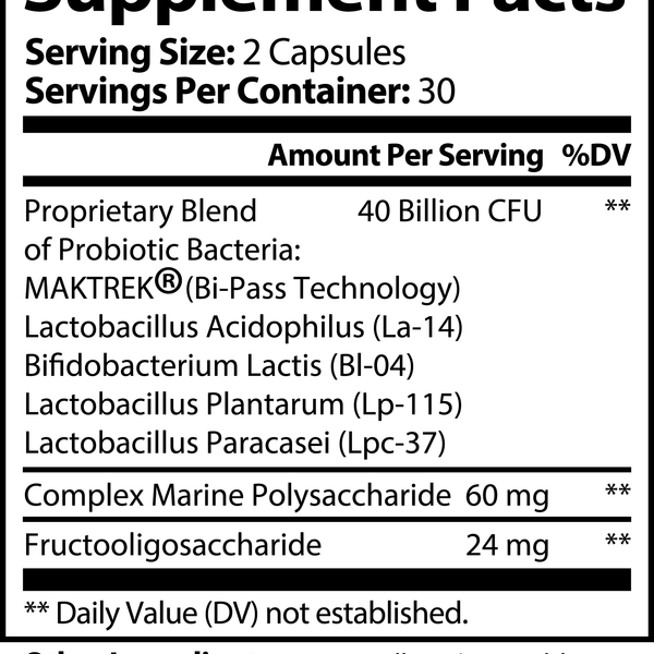 Probiotic 40 Billion with Prebiotics